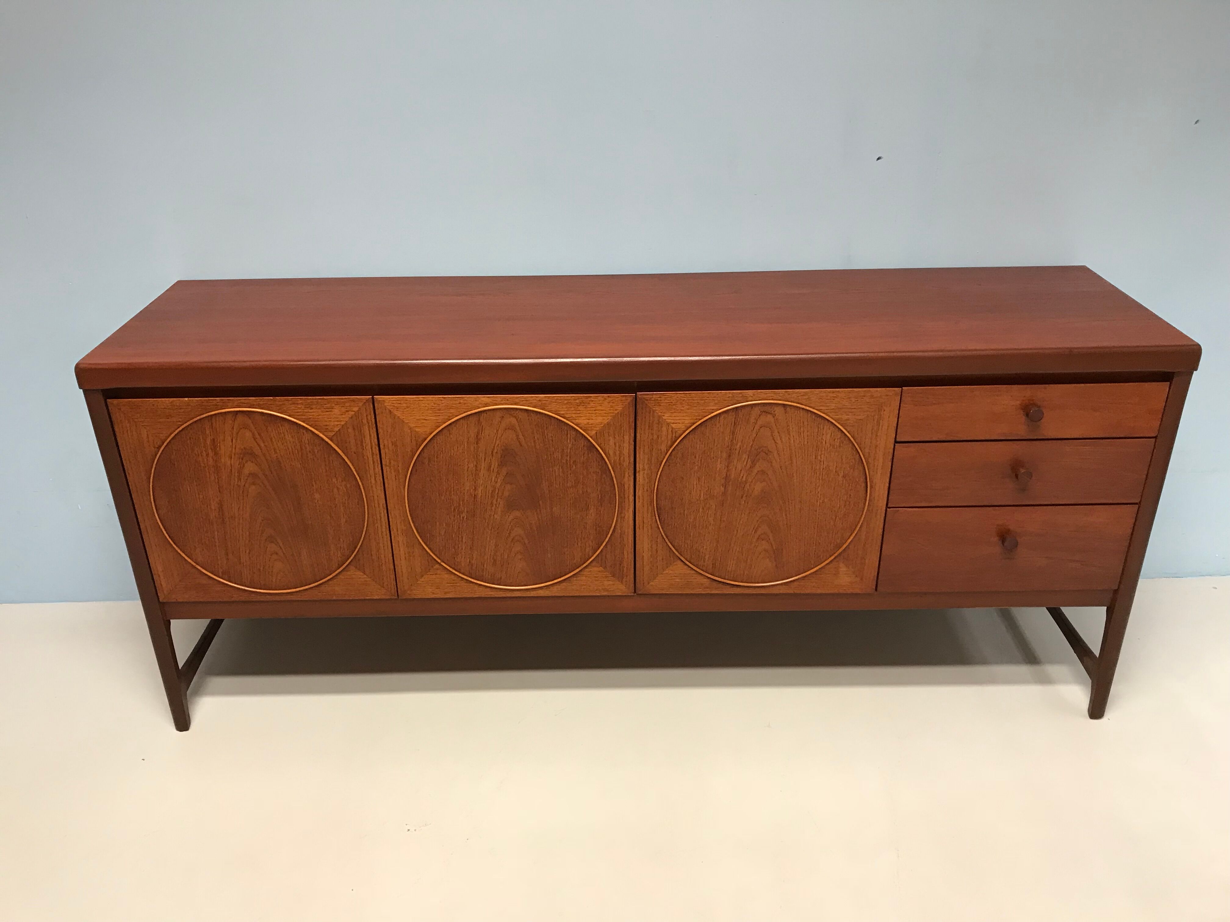 Vintage Nathan Circle sideboard