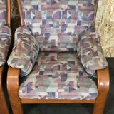 2x 60s 70s Teak Easy Chair Olsen & Laursen Danish Design Denmark