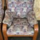 2x 60s 70s Teak Easy Chair Olsen & Laursen Danish Design Denmark