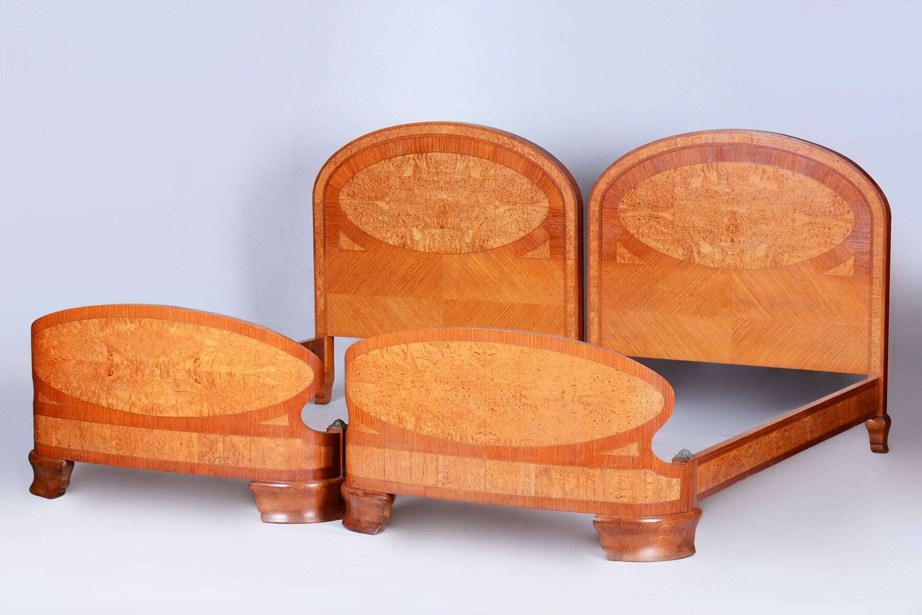 Art Deco Bedroom Suite from Louis Majorelle, Fance, 1930s, Set of 8