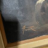 Signed orientalist painting
