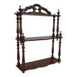 Napoleon III mahogany wall shelf