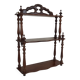 Napoleon III mahogany wall shelf