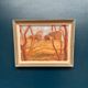 Original Swedish Oil on Panel – "Autumn Landscape" – Signed – Vintage and Framed – 46 × 36 cm (18.1" × 14.2")