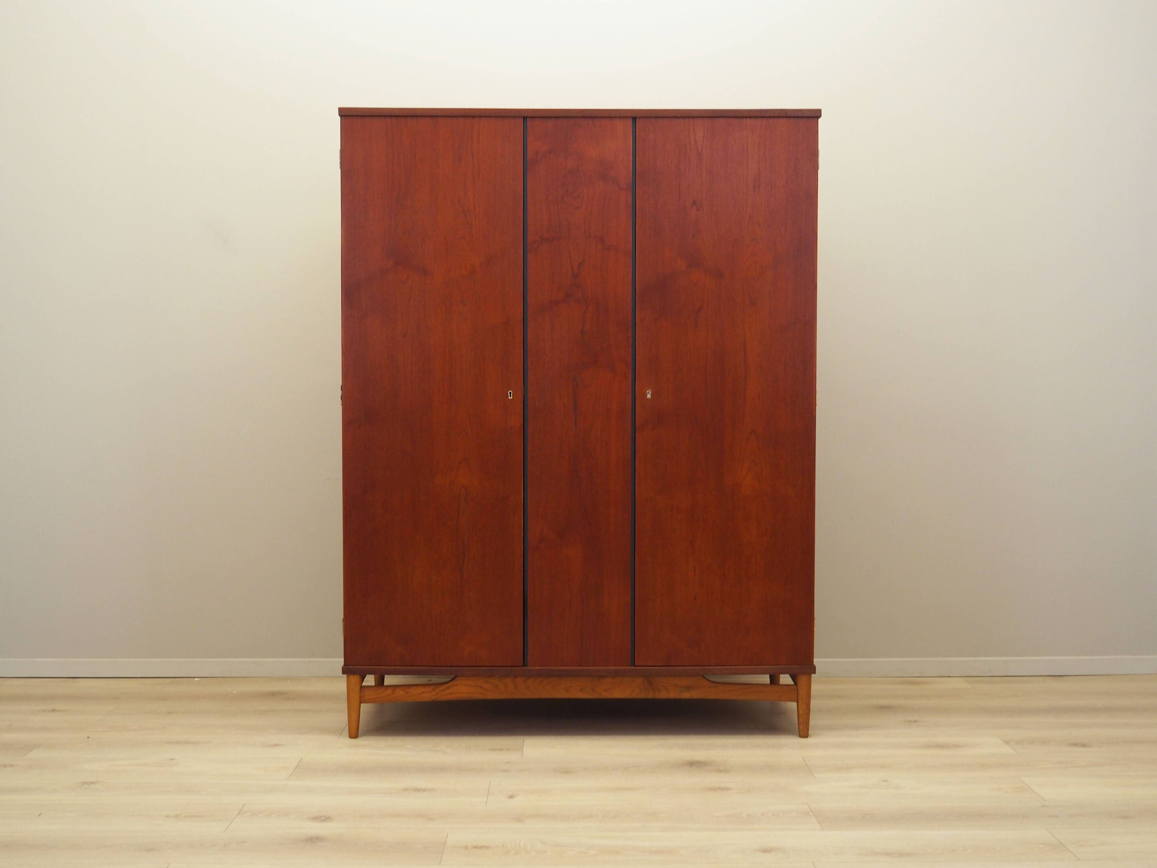 Teak wardrobe, Danish design, 1960s, production: Denmark