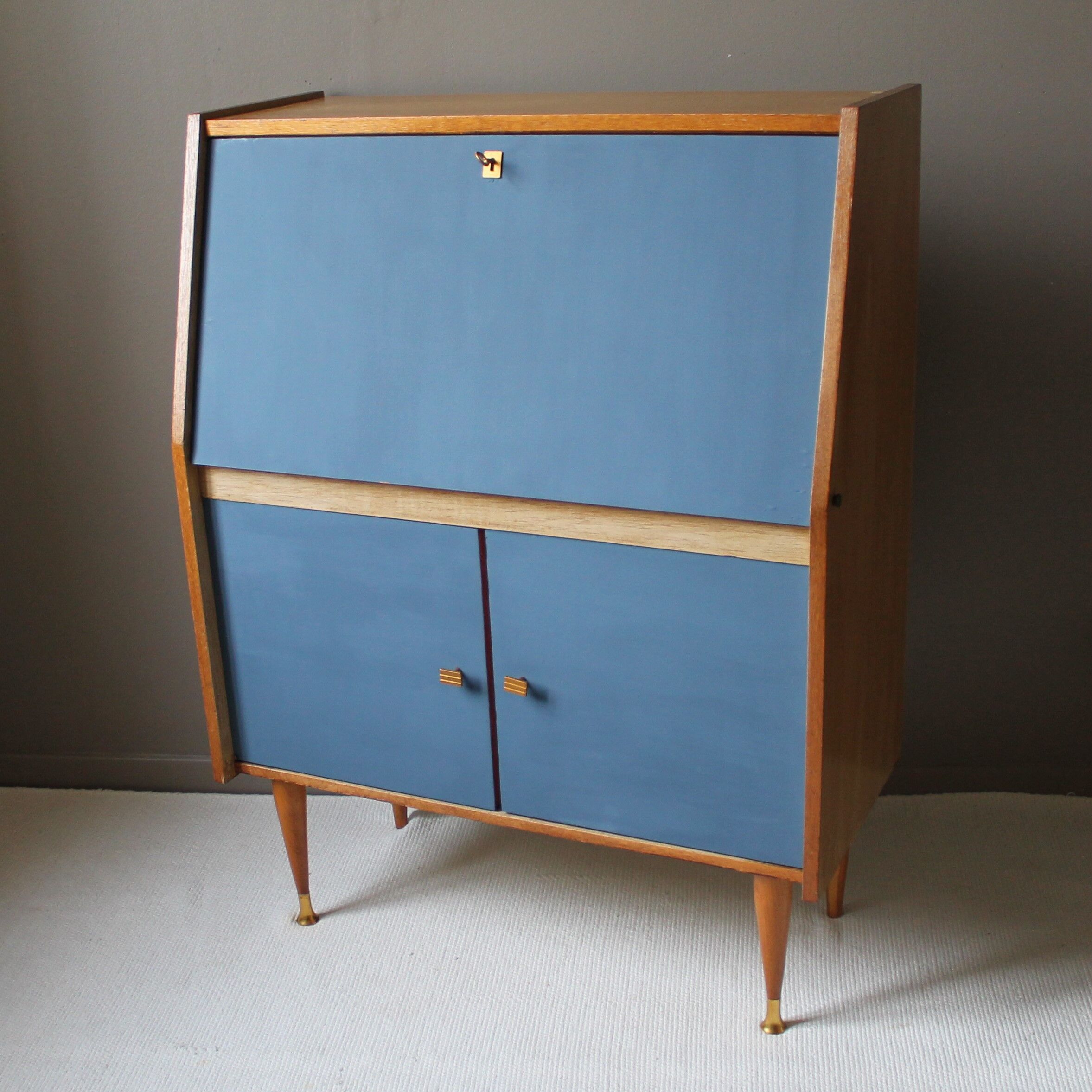 Meuble 'secrétaire-bureau' vintage