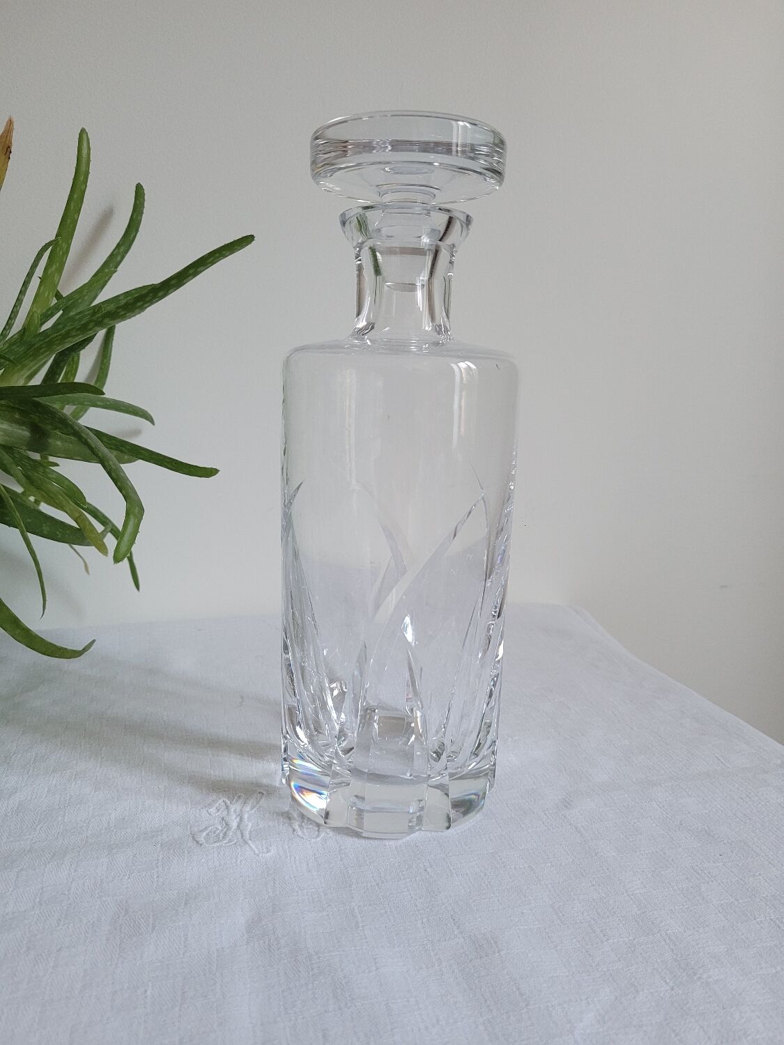 Crystal whisky carafe from Sèvres