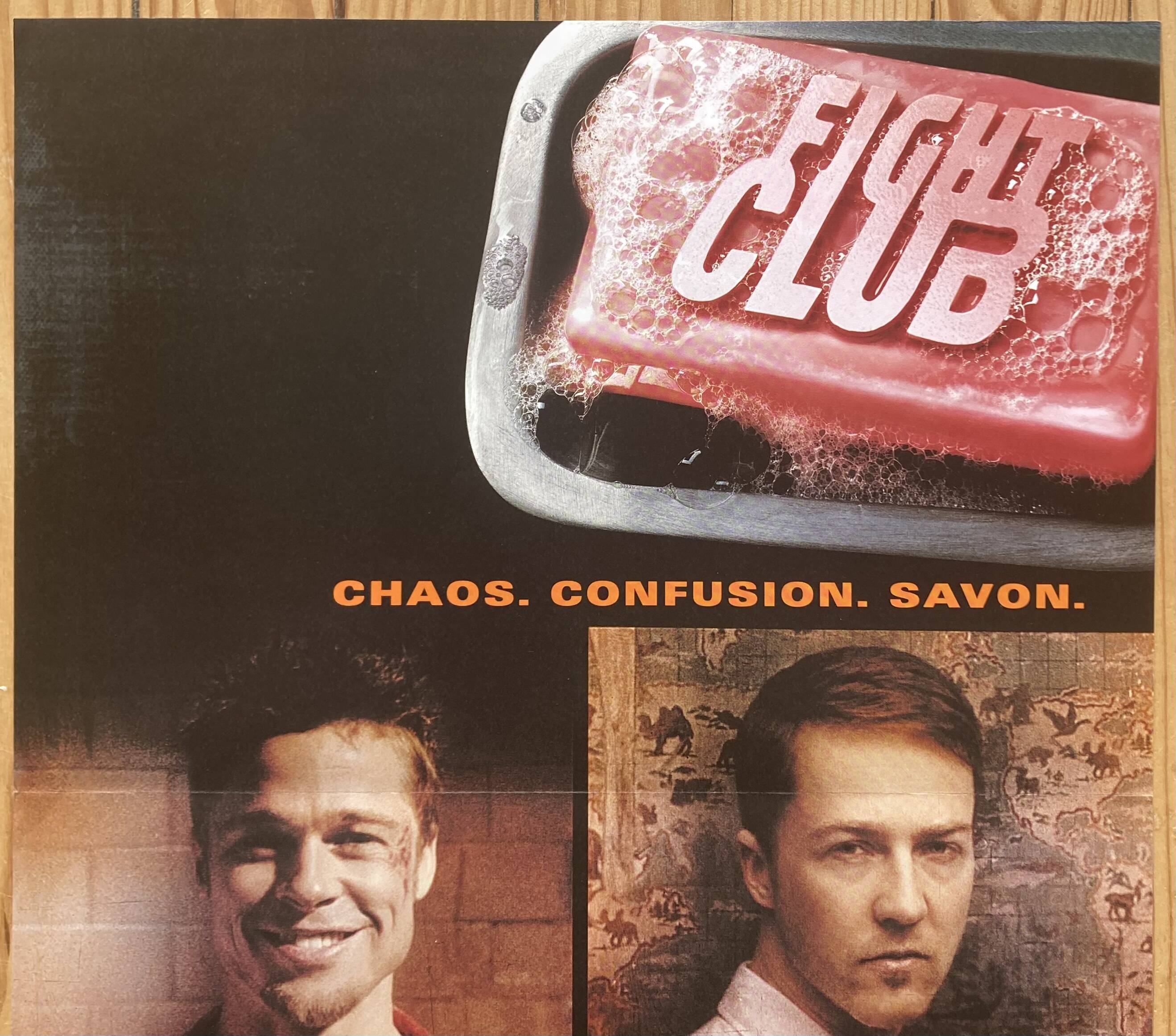 Affiche cinéma originale "Fight Club" David Fincher