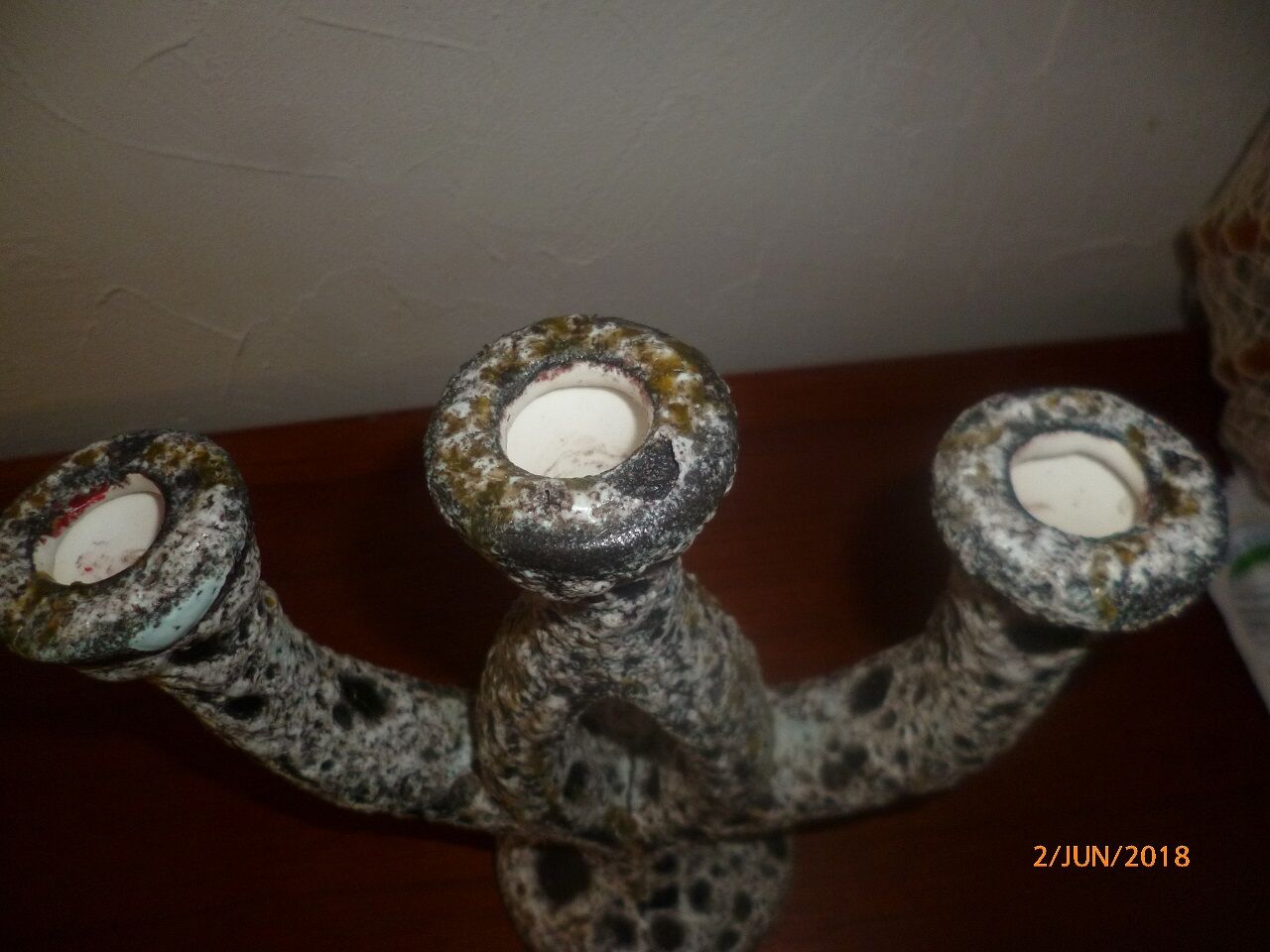 2 candlesticks lava lava 1960