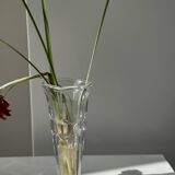Small classic glass vase soliflore H16