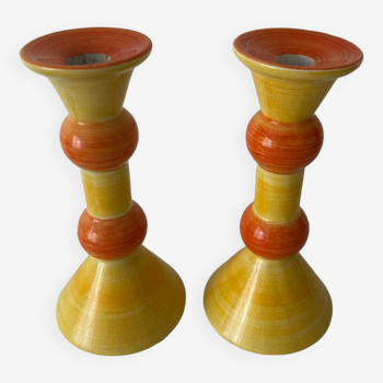 Ceramic candle holders