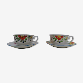 Japan porcelain cup duo