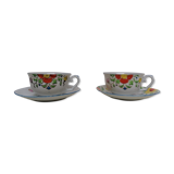 Japan porcelain cup duo