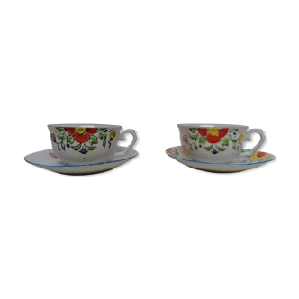 Duo de tasses porcelaine du Japon