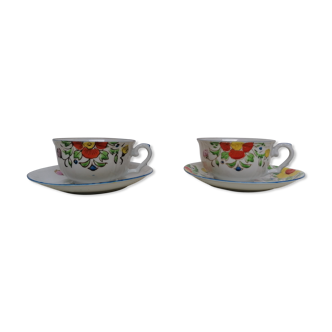 Japan porcelain cup duo