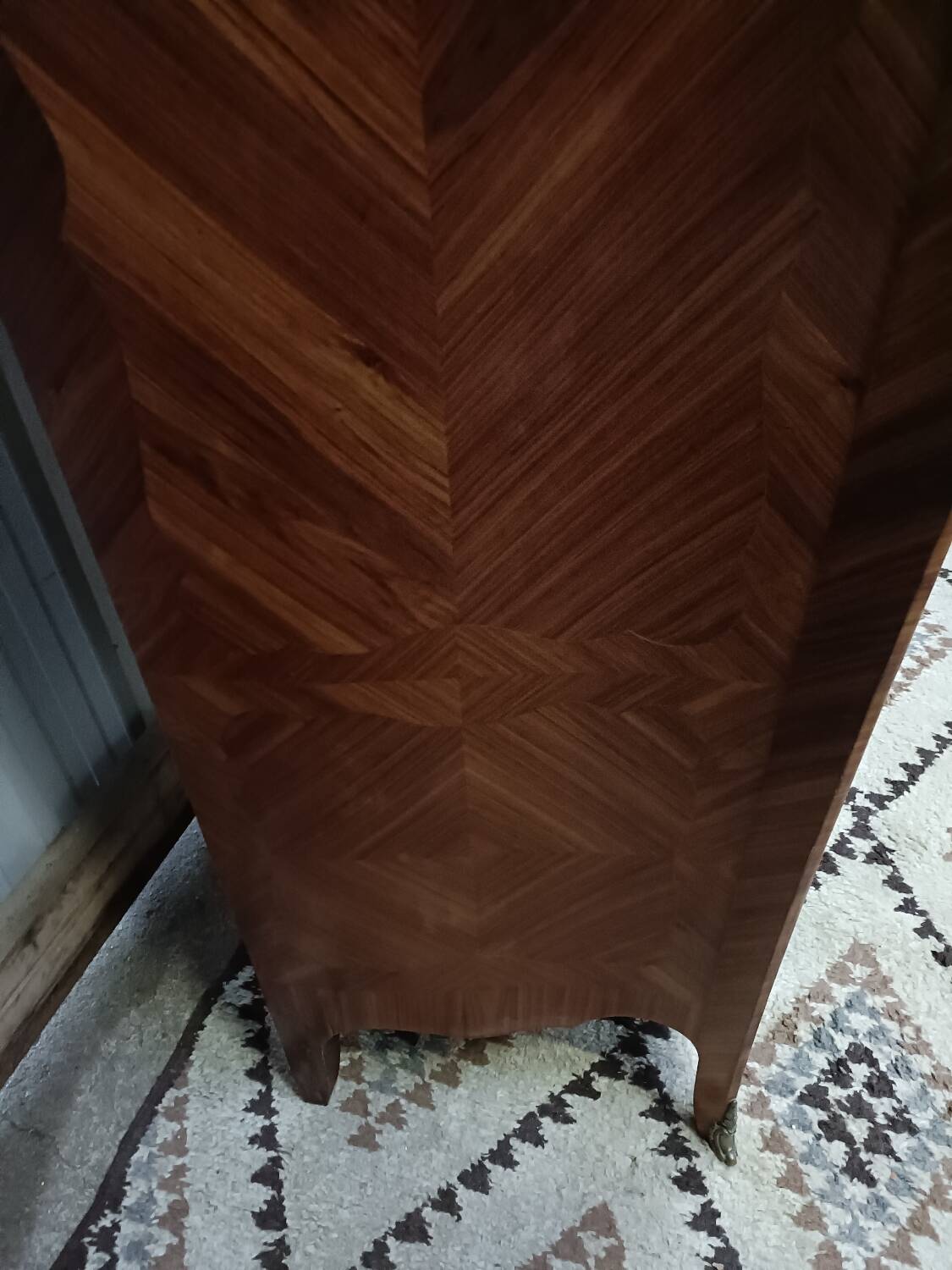 Rosewood inlaid cabinet