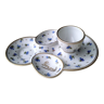 Antique porcelain shell maker by Mehun CP