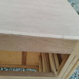 Commode ancienne vintage pieds compas