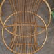 Pair of rattan armchairs