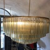 Magnificent Venini chandelier made in the 60s in Murano