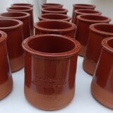 Marble pot VINTAGE inscription Flavor of yesteryear Yoplait brand C. MEIDIANO-VILA REAL