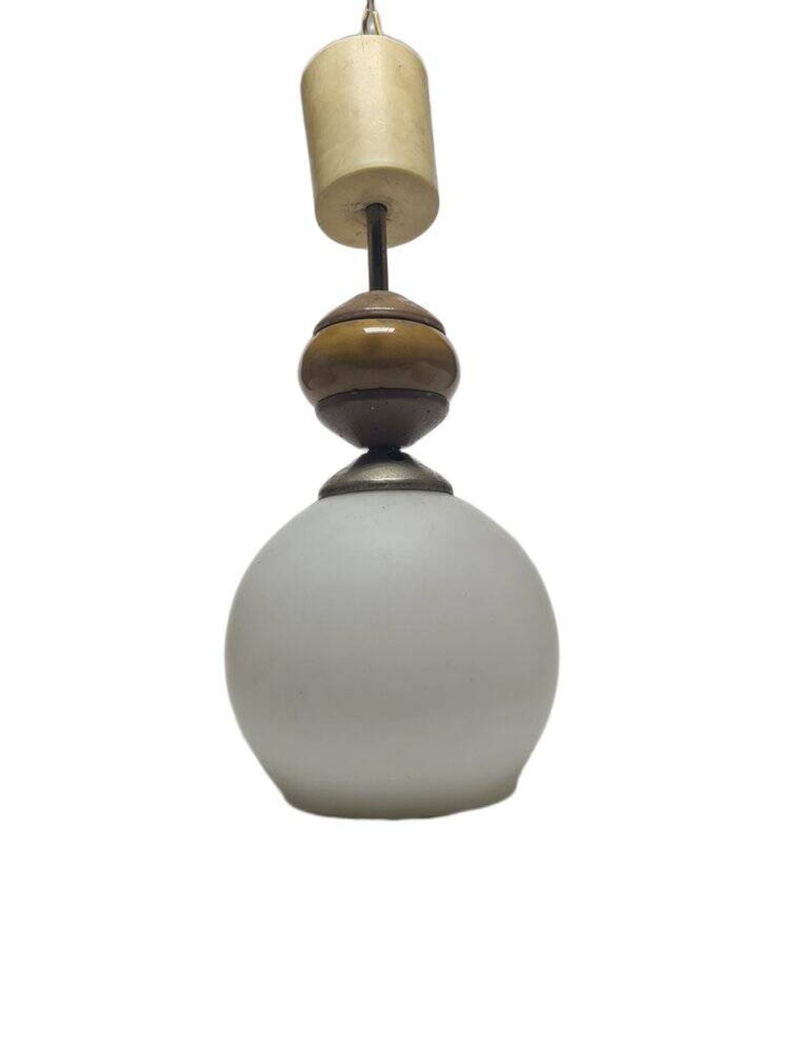 Postmodern Communist pendant lamp, Poland, 1970s