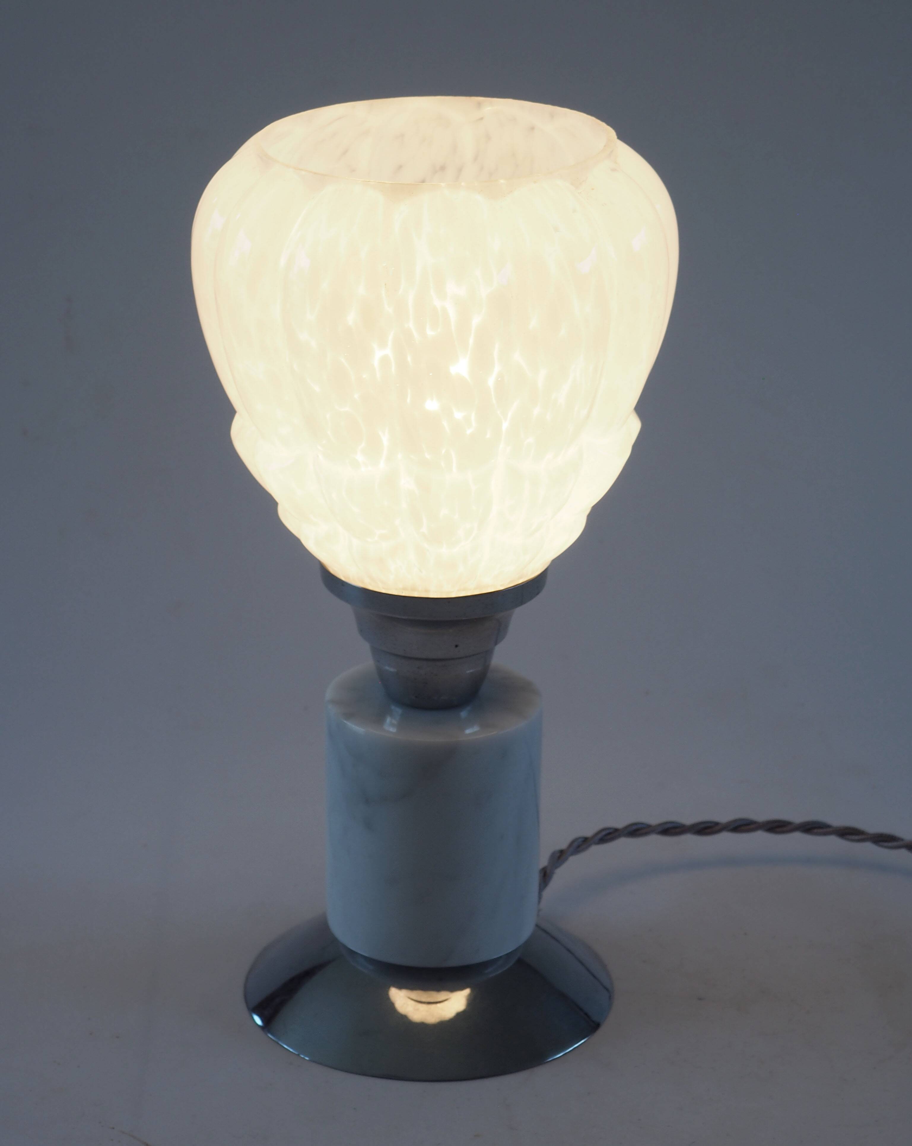 Clichy marble and glass creative lamp