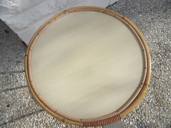 Rattan coffee table