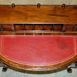 Demi-Lune Desk in Leather by Patrick Beakey Dublin circa 1850