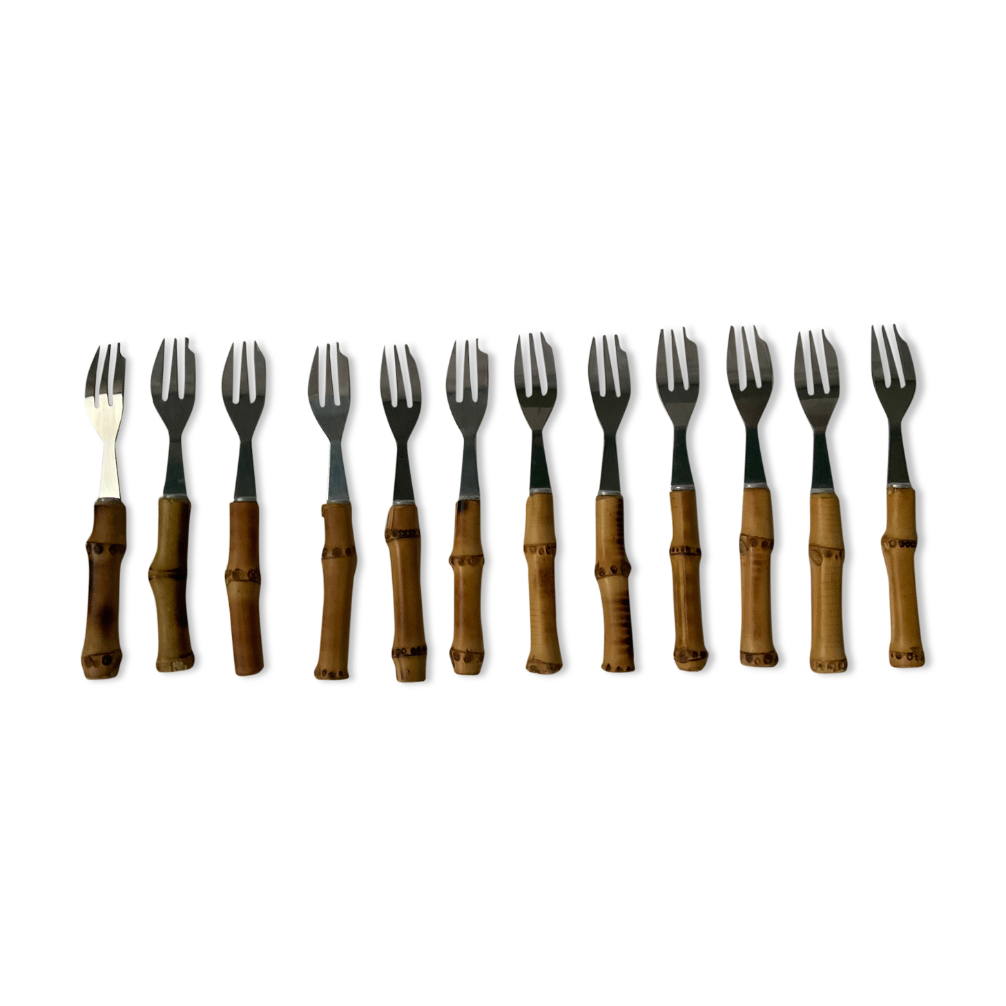 Vintage bamboo forks