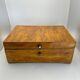 Biedermeier Box in Ice Birch and Brass, Germany, 1840s