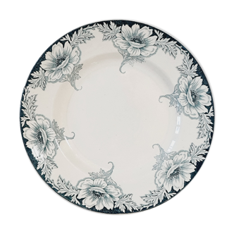 Assiette plate Terre de Fer Saint Amand SFDNGR