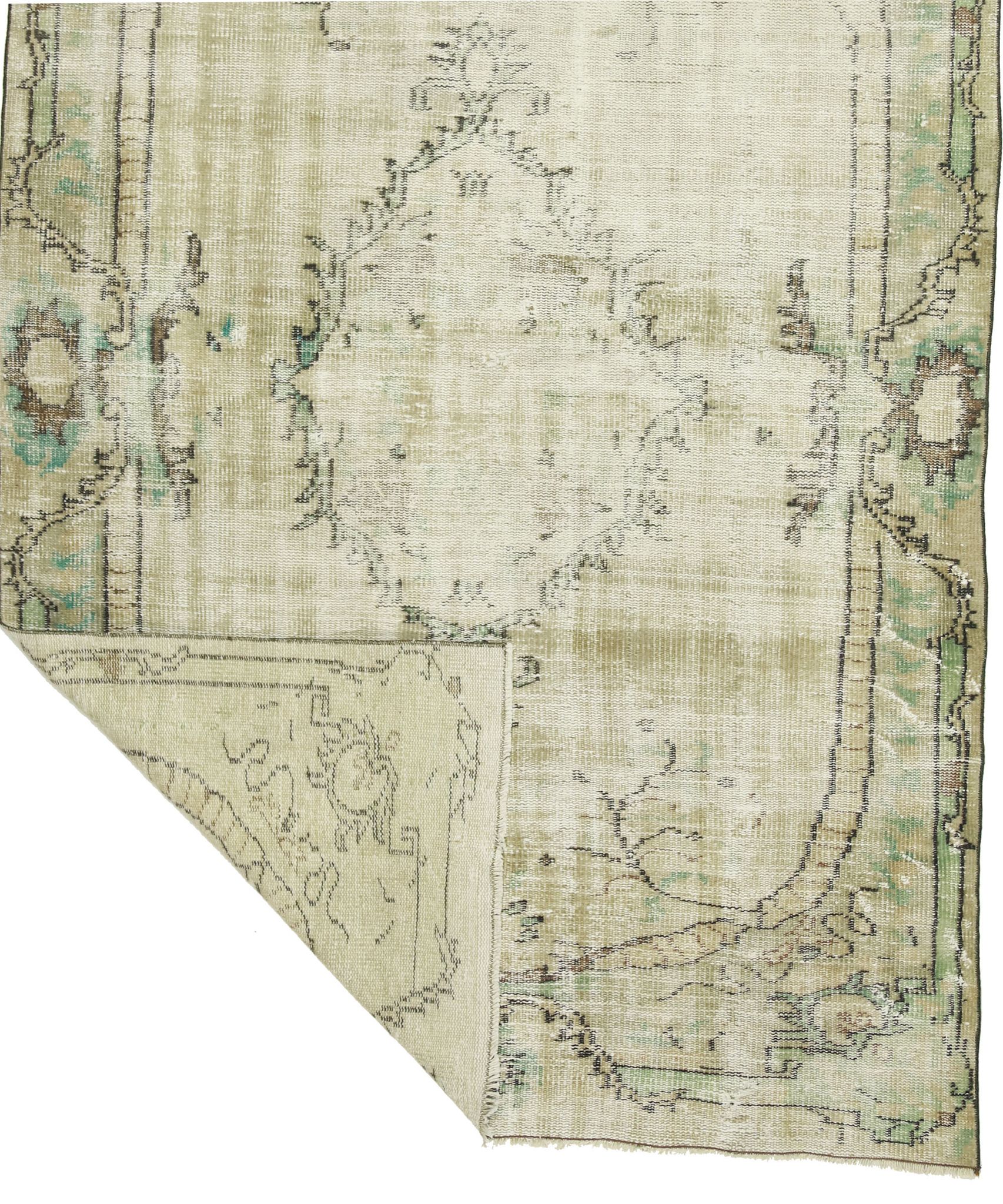 Tapis vintage Anatolien fait main 231 cm x 144 cm