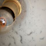 Hanging lamp bell in Murano glass