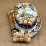 Henriot Quimper butter dish