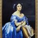 D’apres Ingres.portrait de la princesse de Broglie.huile sur toile encadrée .135x105 cm