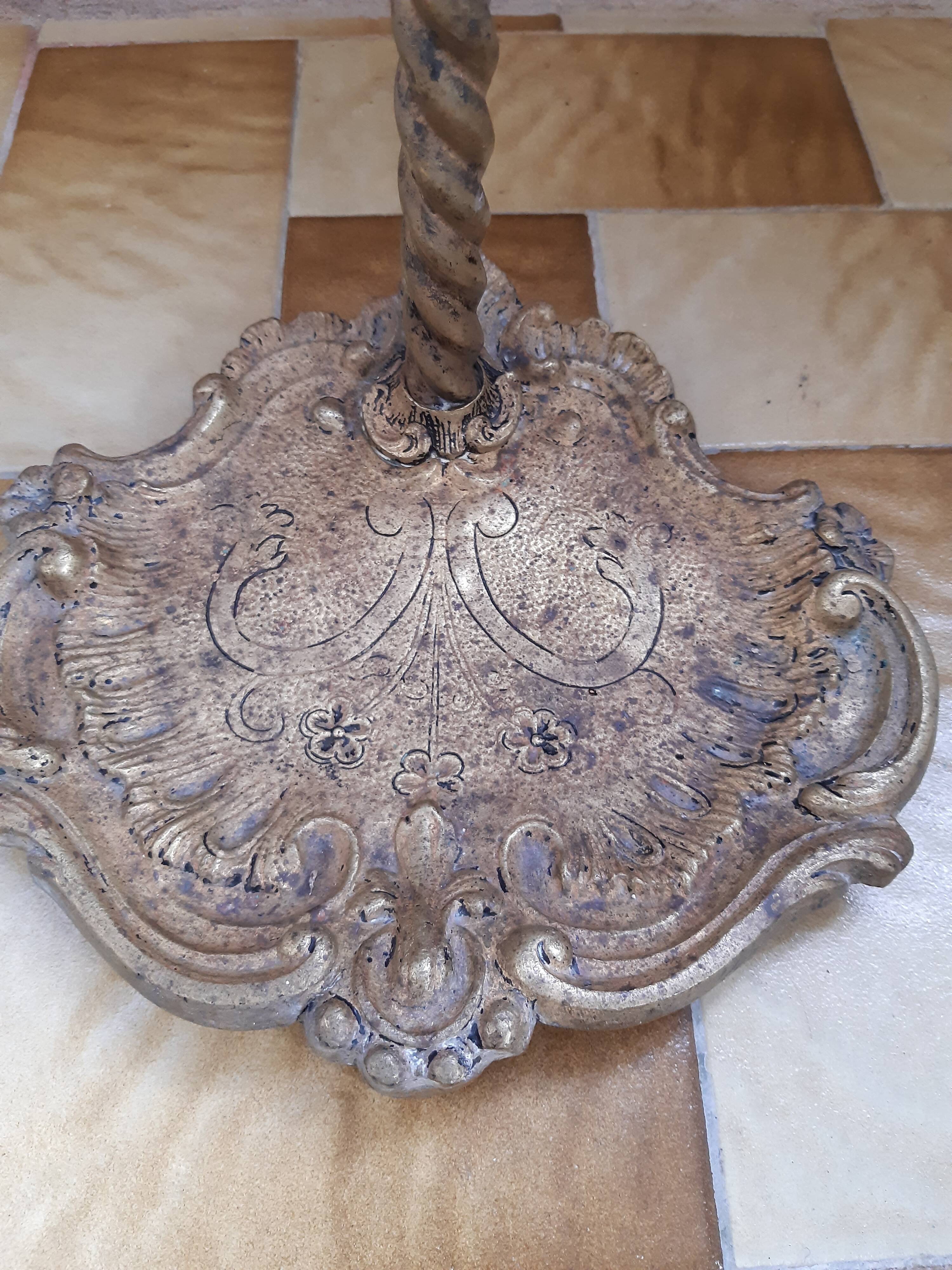 Brass fireplace servant