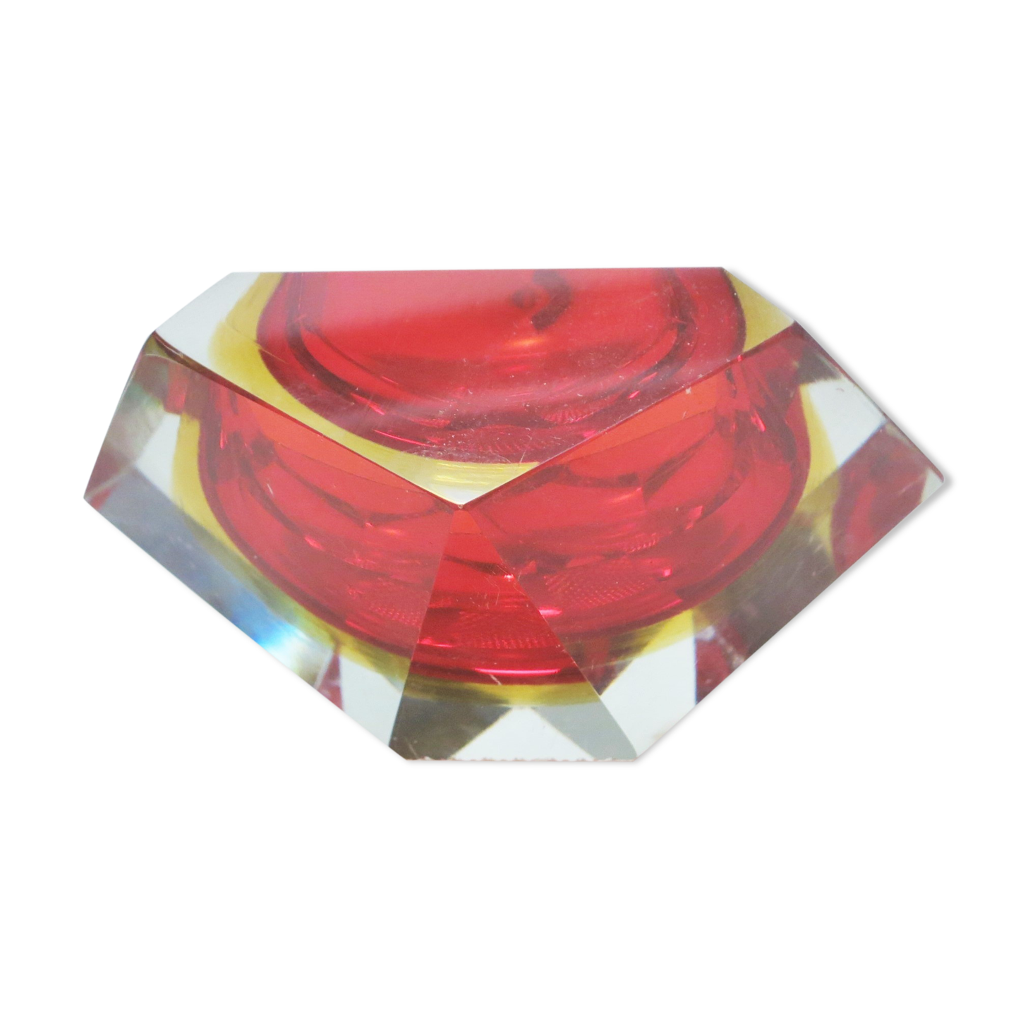 Sommerso Murano ashtray