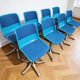Suite de 8 chaises de bureau Modus, Tecno