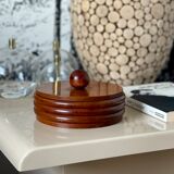 Turned wooden box