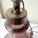 Bubble glass lamp base