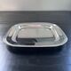 Silver-plated metal dish