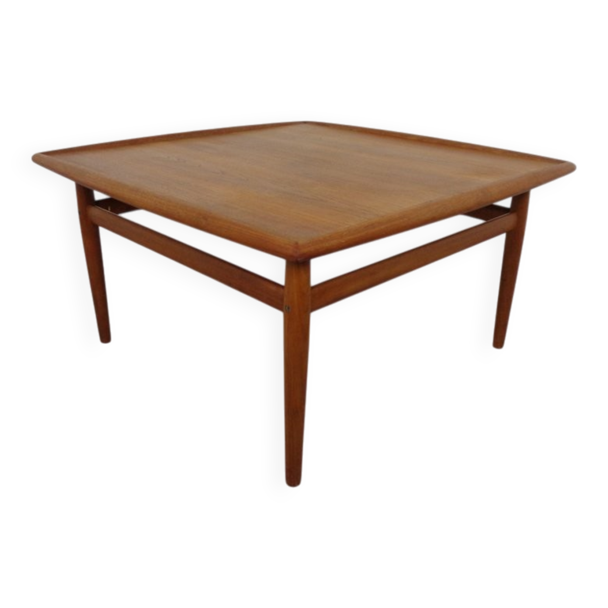 Large Danish Teak Coffee Table by Grete Jalk for Glostrup, 1960s
