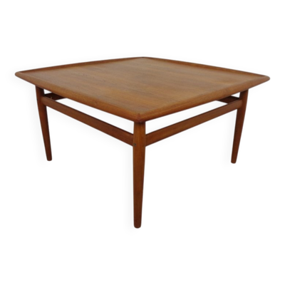 Large Danish Teak Coffee Table by Grete Jalk for Glostrup, 1960s