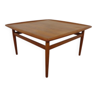 Large Danish Teak Coffee Table by Grete Jalk for Glostrup, 1960s