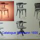 Baumann 1935/39 bistro armchair known as "office" armchair, original condition,