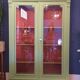 Walnut display cabinet