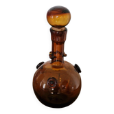 Carafe en verre bullé