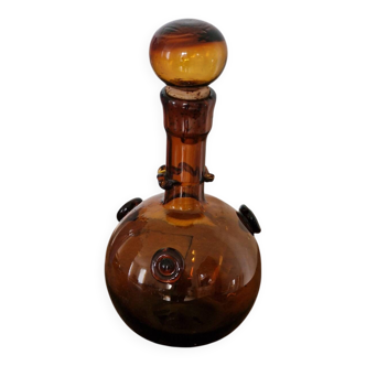 Bubble glass carafe