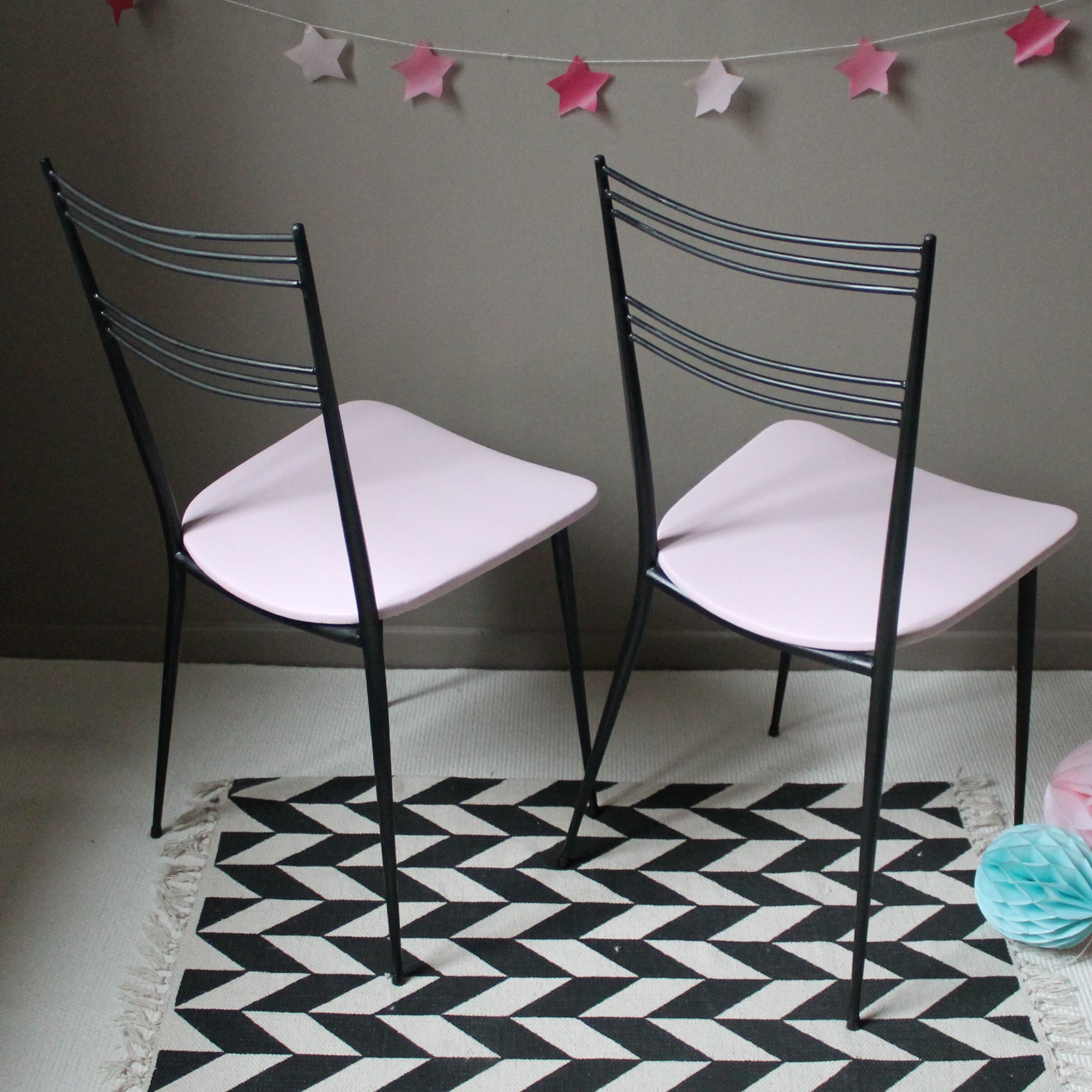 Paire de chaises vintage